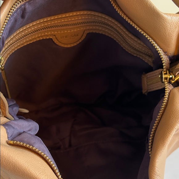The Sak Collective Leather Camel Tan Hobo Crossbody Bag - Picture 13 of 13